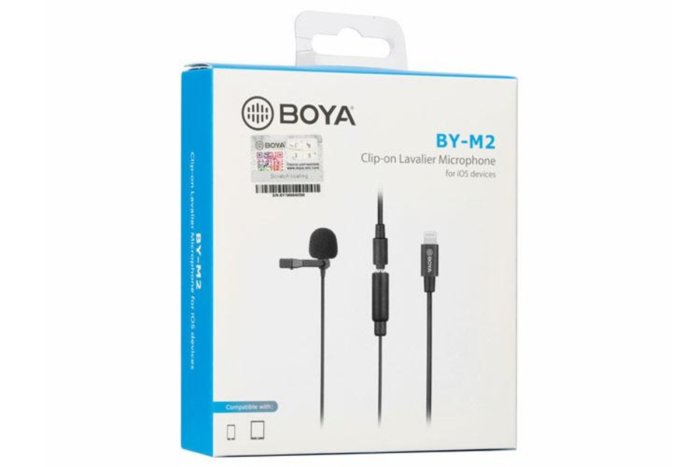 BOYA BY-M2 Clip-on Lighting შესაერთებლით - Image 2