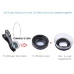 Apexel  2 in 1 Macro Lens 12x/24x მაკრო ლინზა - Image 3