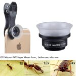 Apexel  2 in 1 Macro Lens 12x/24x მაკრო ლინზა - Image 5
