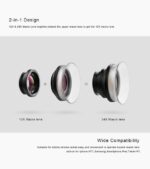 Apexel  2 in 1 Macro Lens 12x/24x მაკრო ლინზა - Image 6