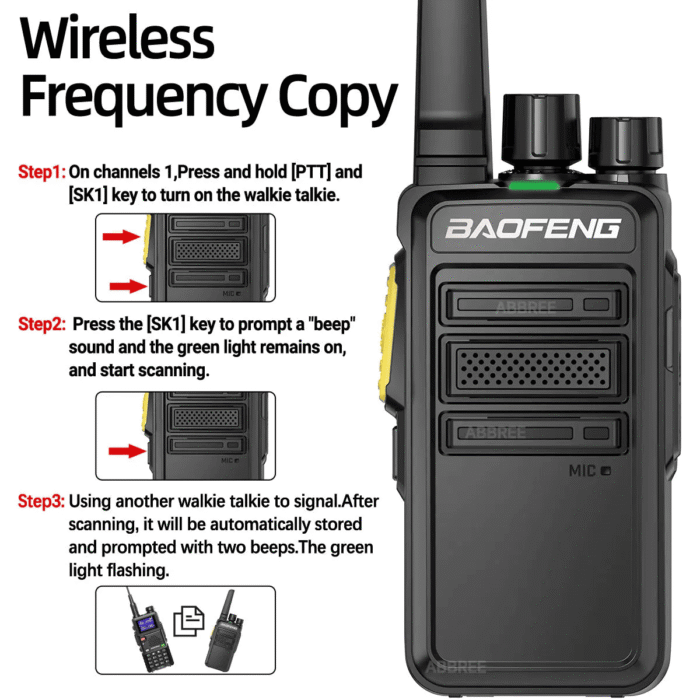 Baofeng v12d რაცია 2 ცალი - Image 2