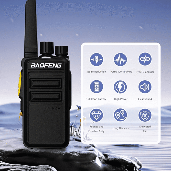 Baofeng v12d რაცია 2 ცალი - Image 4