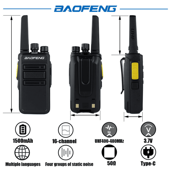 Baofeng v12d რაცია 2 ცალი - Image 5