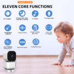 ძიძა კამერა Anhong ABM720 Baby monitor 5 inch - Image 7