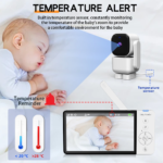 ძიძა კამერა Anhong ABM720 Baby monitor 5 inch - Image 5