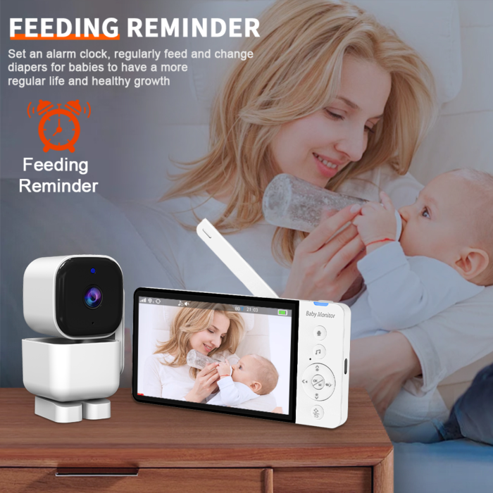 ძიძა კამერა Anhong ABM720 Baby monitor 5 inch - Image 4