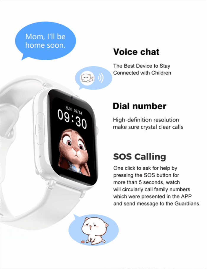 MOTTO LT38 4G GPS საბავშვო საათი - Image 4
