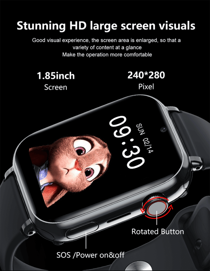 MOTTO LT38 4G GPS საბავშვო საათი - Image 6