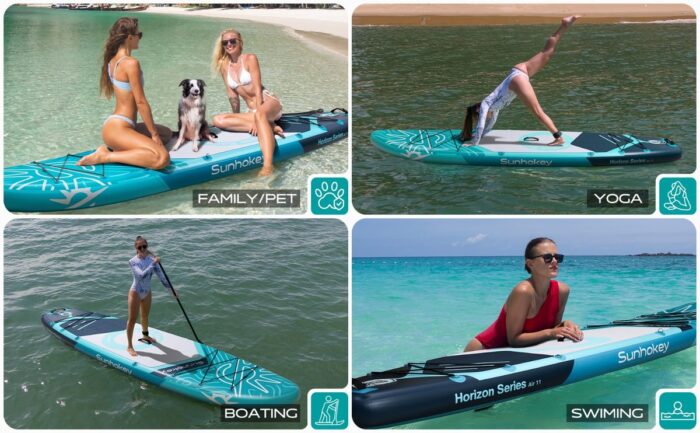 SUNHOKEY SH03 Sup Board Paddle Board გასაბერი დაფა - Image 12