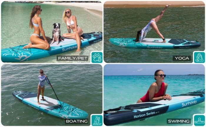 SUNHOKEY SH03 Sup Board Paddle Board გასაბერი დაფა - Image 12