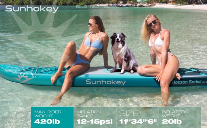 SUNHOKEY SH03 Sup Board Paddle Board გასაბერი დაფა - Image 13