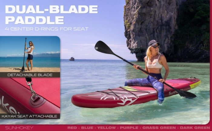 SUNHOKEY SH03 Sup Board Paddle Board გასაბერი დაფა - Image 2