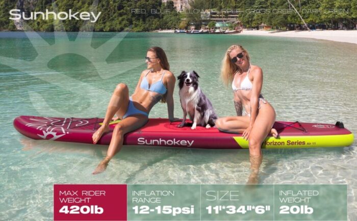 SUNHOKEY SH03 Sup Board Paddle Board გასაბერი დაფა - Image 4