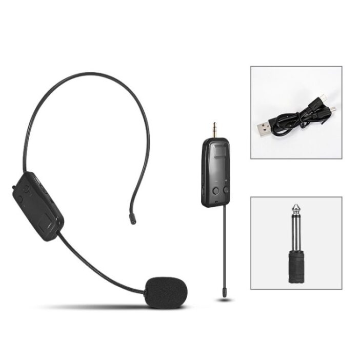 UHF Wireless Headset Microphone მიკროფონი - Image 4