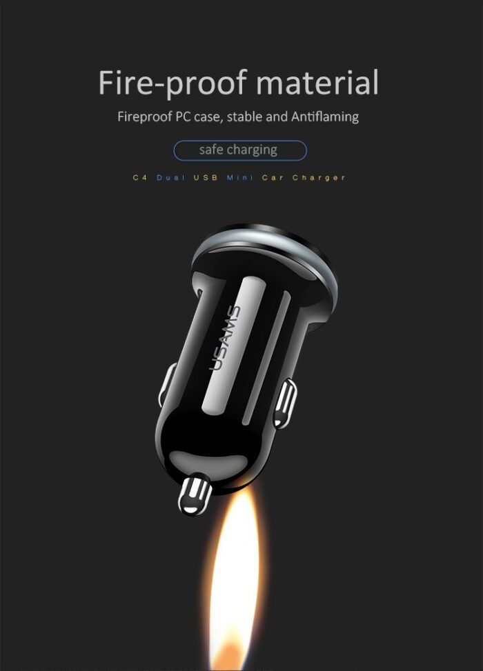 USAMS CC050 C4 2,4A მანქანის დამტენი - Image 7