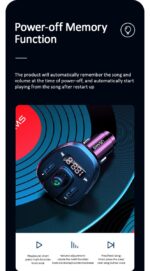 USAMS CC115  c21 Usams Wireless FM Car Charger - Image 3