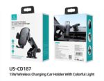 USAMS CD187 15W Wireless Charging Car Holder - Image 10
