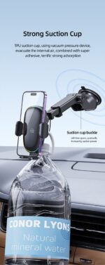 USAMS CD187 15W Wireless Charging Car Holder - Image 3