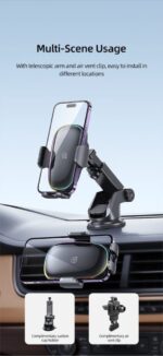 USAMS CD187 15W Wireless Charging Car Holder - Image 6