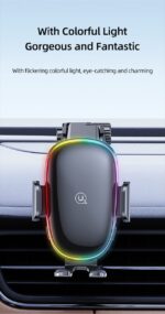 USAMS CD187 15W Wireless Charging Car Holder - Image 8