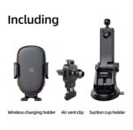 USAMS CD187 15W Wireless Charging Car Holder - Image 9