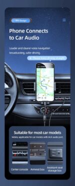 USAMS SJ554 2IN1 3,5mm + Lightning to 3,5mm Audio Cable 1,2M კაბელი - Image 3