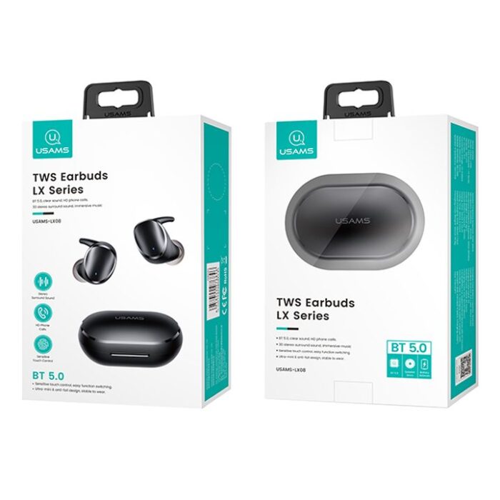 USAMS-LX08 TWS Earbuds - LX Series BT5,0 - Image 2