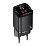USAMS CC152 T46 33W QC+PD Digital Display Fast A+C Charger (EU)
