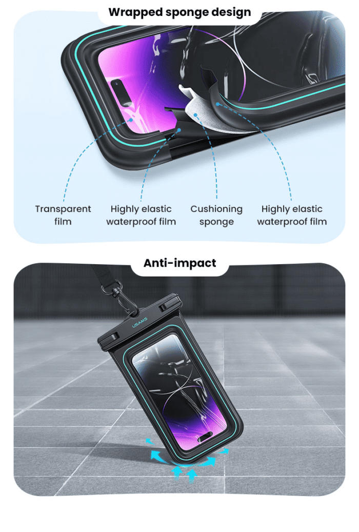 Usams Mobile Phone Waterproof Bag - Image 5
