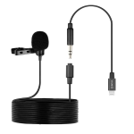 BOYA BY-M2 Clip-on Lighting შესაერთებლით