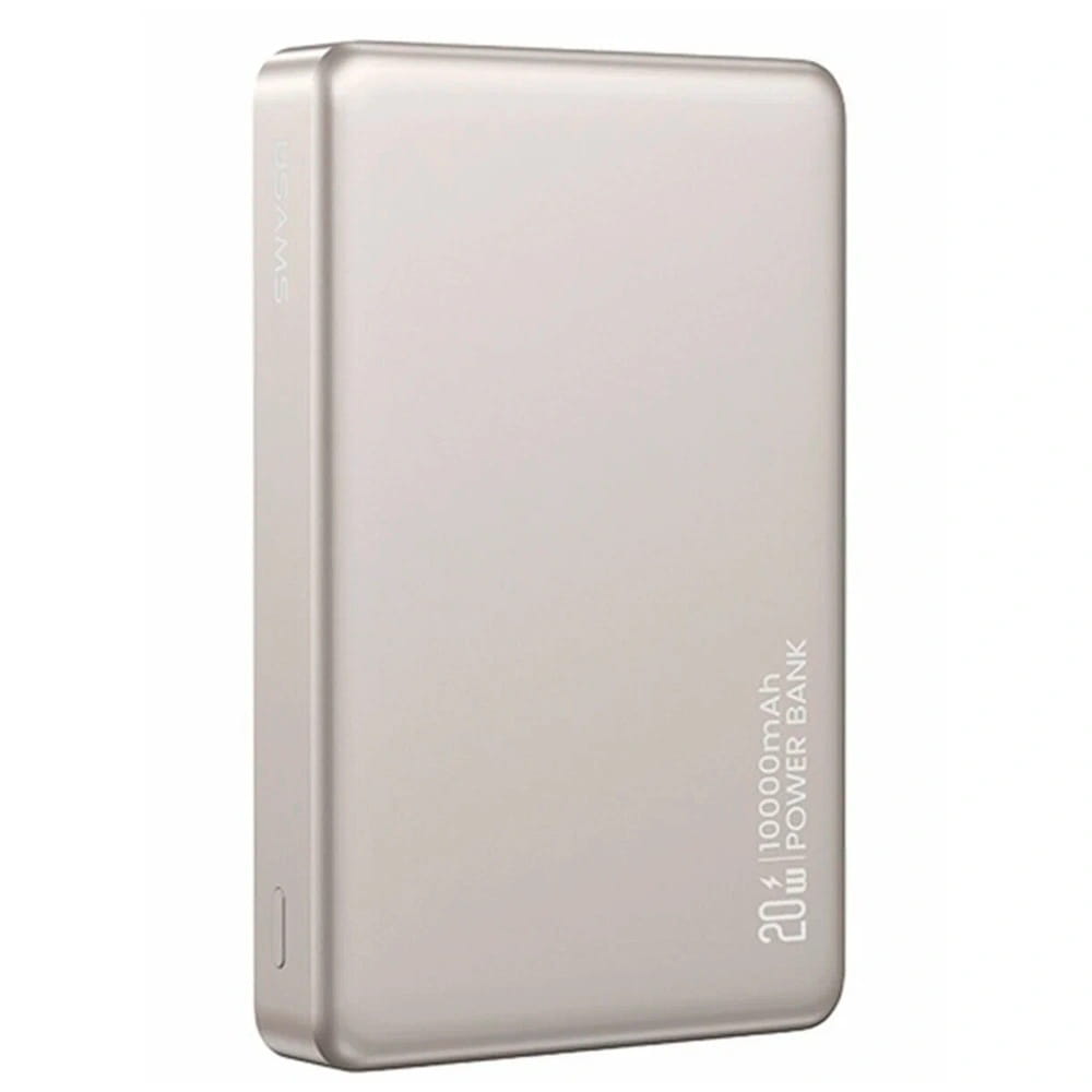 ფოვერ ბანკი USAMS CD242 Wireles Power Bank Silver 10000mAh