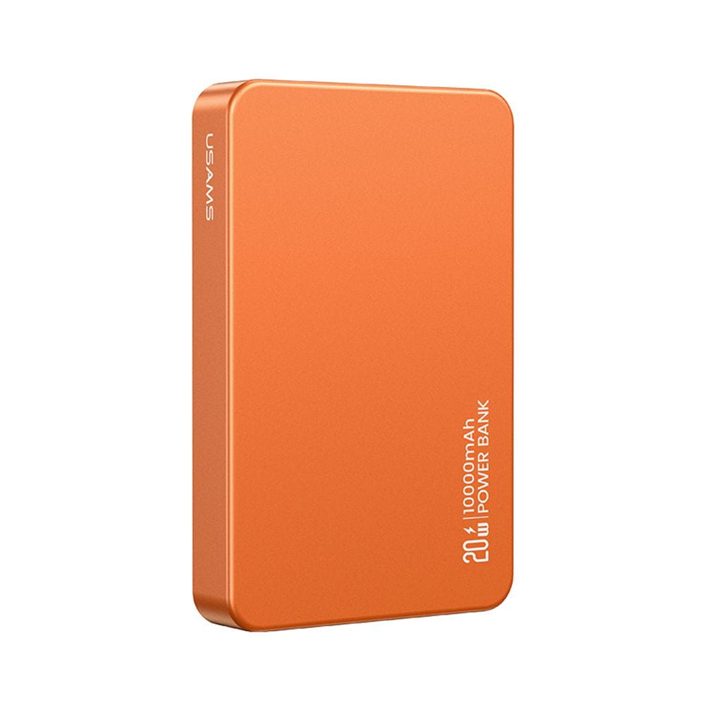 ფოვერ ბანკი USAMS CD242 Wireles Power Bank Orange 10000mAh
