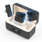 Puluz Wireless 2x Microphone with case უსადენო სამკერდე მიკროფონი