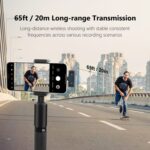 Puluz Wireless 2x Microphone with case უსადენო სამკერდე მიკროფონი - Image 4