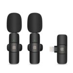 Puluz Wireless 2x Microphone უსადენო სამკერდე მიროფონი - Image 2