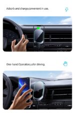 USAMS CD182 15W Wireless Charger ტელეფონის მაგნიტური სამაგრი / დამტენი - Image 5