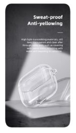 US-BH740 TPU Airpod 3 -ის დამცავი ქეისი გამჭირვალე - Image 4