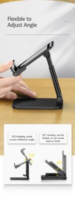 US-ZJ059 სადგამი ტელეფონისთვის და პლანშეტისტვის - Image 5