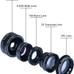 ლინზების ნაკრები Apexel 5:1