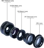 ლინზების ნაკრები Apexel 5:1