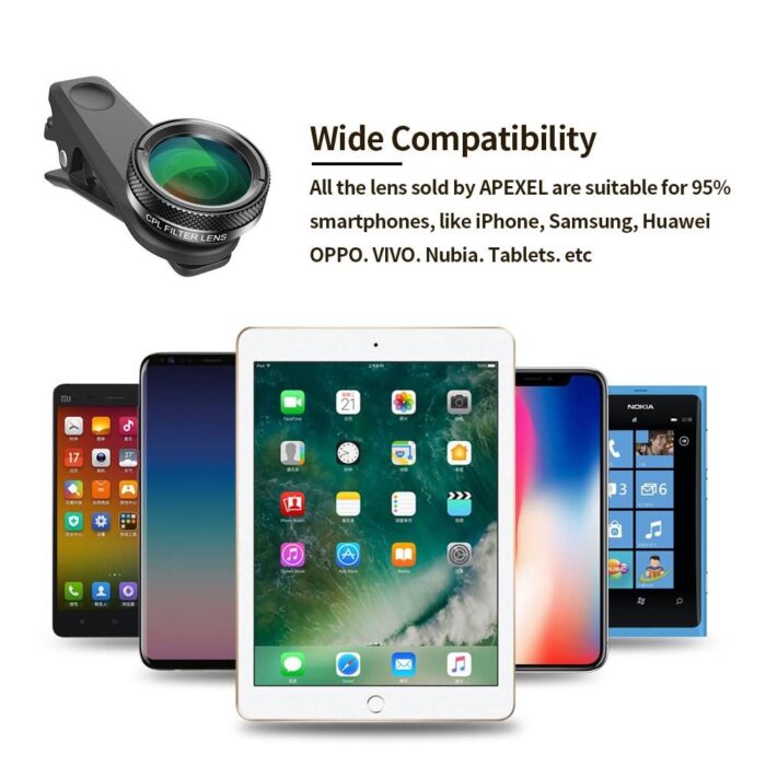 ლინზების ნაკრები Apexel APL-DG6 6:1 - Image 3