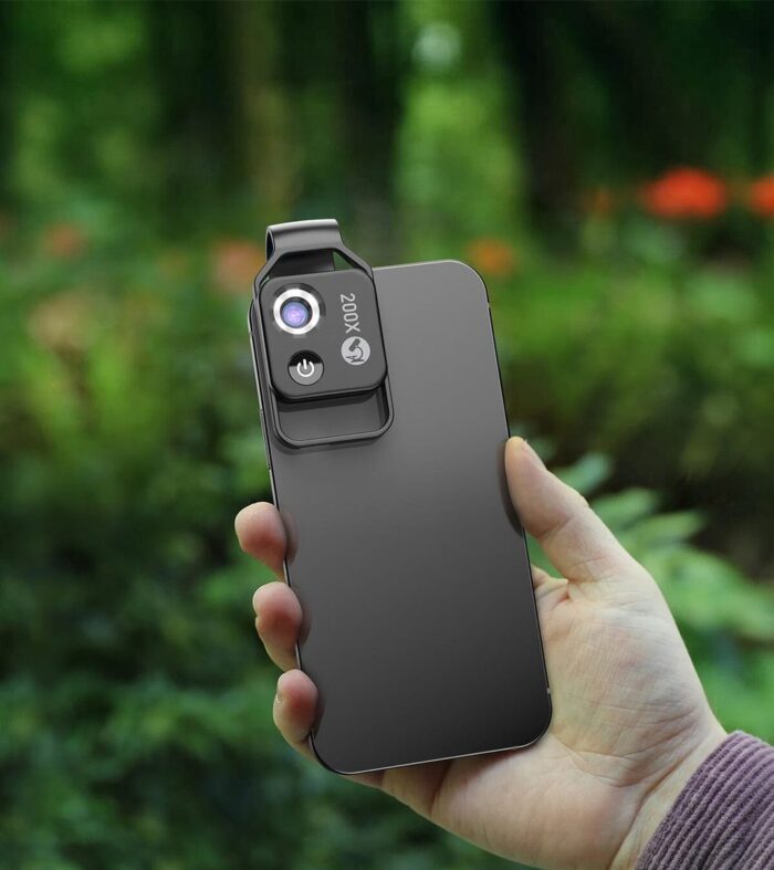 მიკროსკოპული ლინზა Apexel MS002 200X Phone Microscope - Image 5