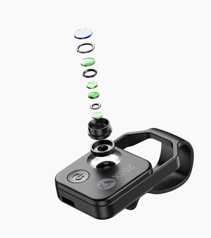მიკროსკოპული ლინზა Apexel MS002BK 200X Phone Microscope Lens - Image 6