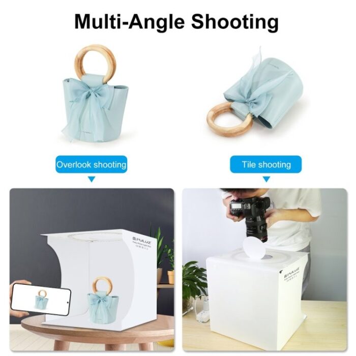 PULUZ Photo Lighting Studio 30x30 cm მინი ფოტოსტუდია - Image 10