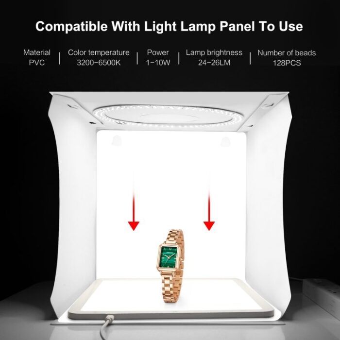 PULUZ Photo Lighting Studio 30x30 cm მინი ფოტოსტუდია - Image 9