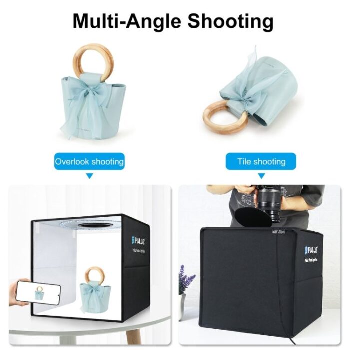 PULUZ Photo Lighting Studio 40x40 cm მინი ფოტოსტუდია - Image 6