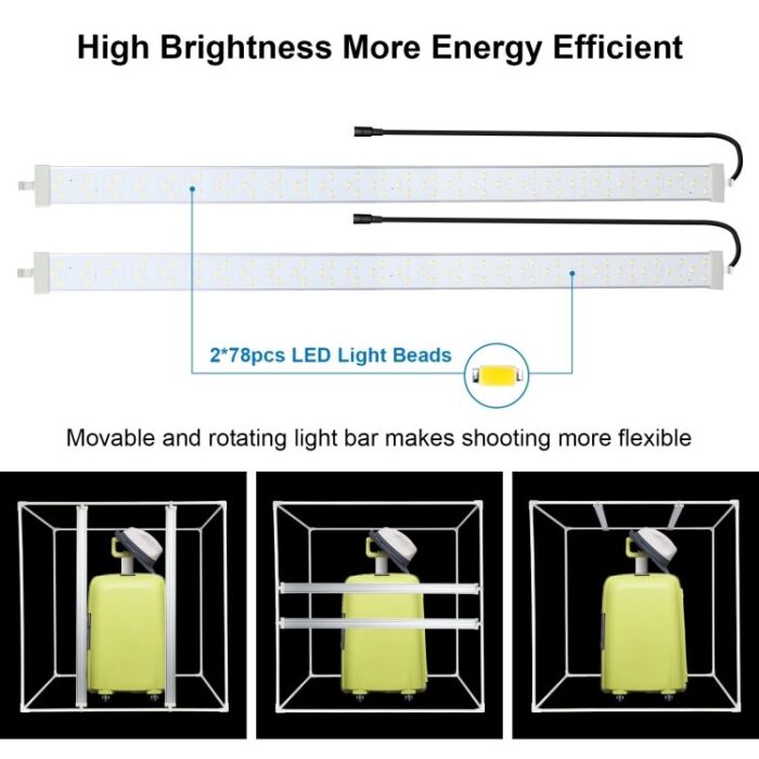 PULUZ Photo Light Box 80x80 cm ფოტო სტუდია - Image 12