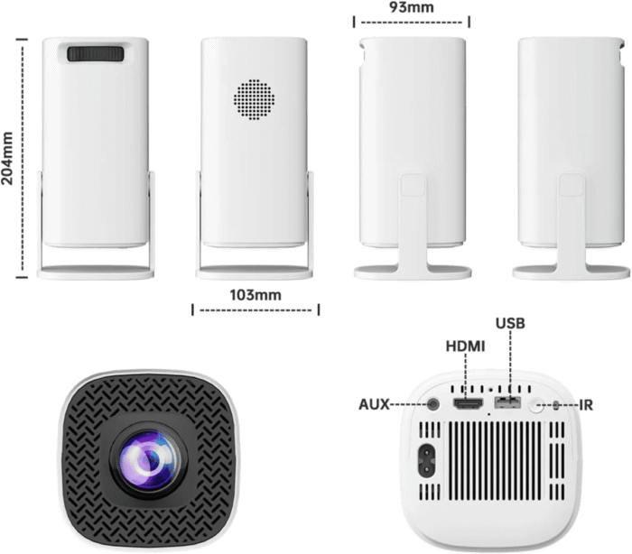 პროექტორი P30 MAX Projector With 2 Gamepads - Image 3