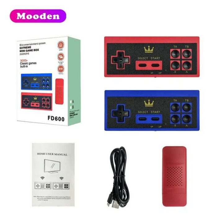 სათამაშო კონსოლი FD600 gamestick retro game console - Image 2