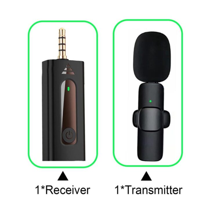უსადენო სამკერდე მიროფონი K35 Wireless Microphone - Image 6